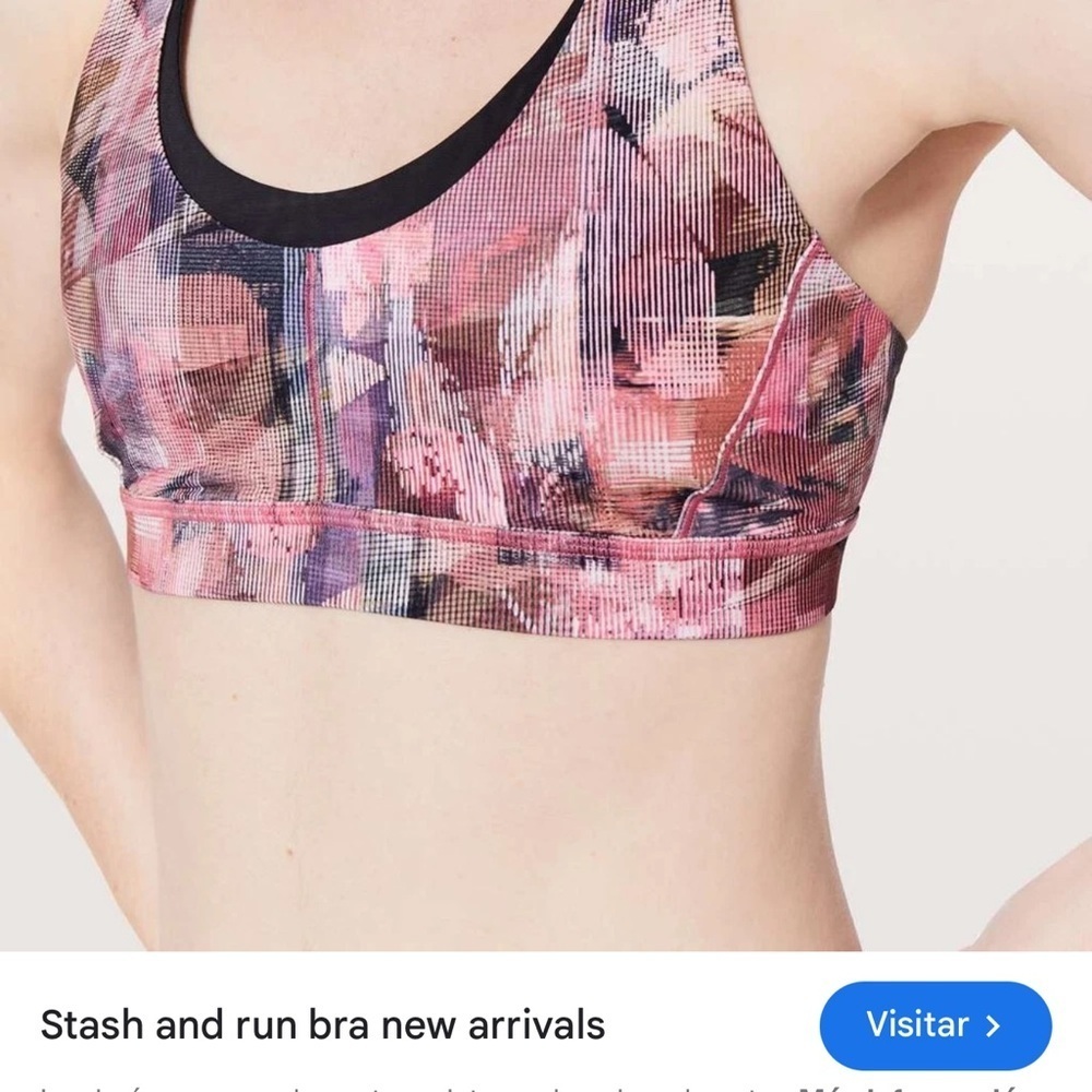 Lululemon stash sport  bra size 4 Multicolor Strappy - Picture 2 of 6